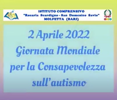 Video Giornata Mondiale consapevolezza sull'autismo
