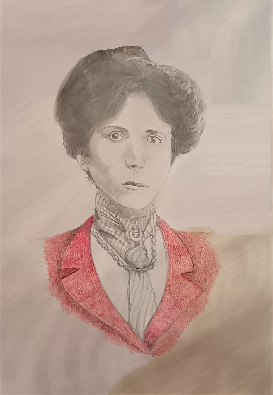 Ritratto Rosaria Scardigno realizzato da un alunno