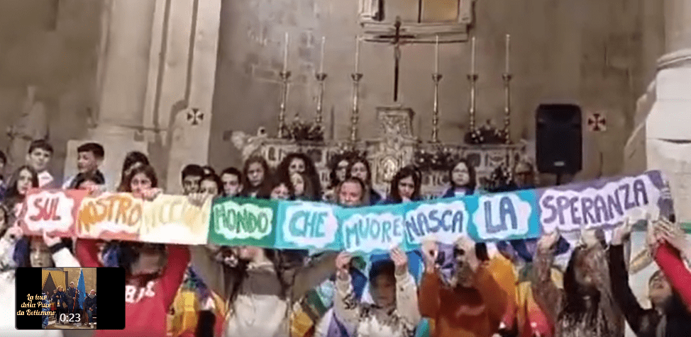 La luce della pace -Duomo di Molfetta