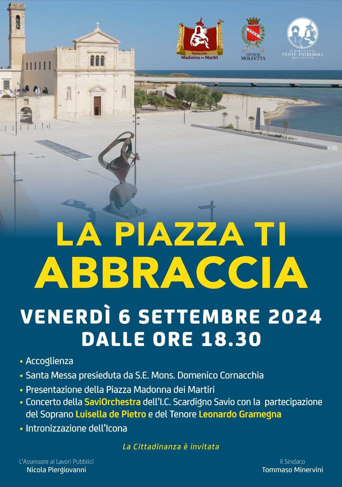 Locandina inaugurazione Piazza 