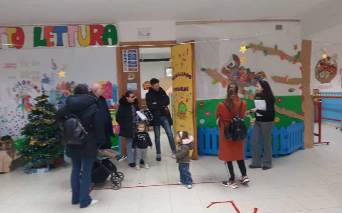 Visitatori all'Open Day