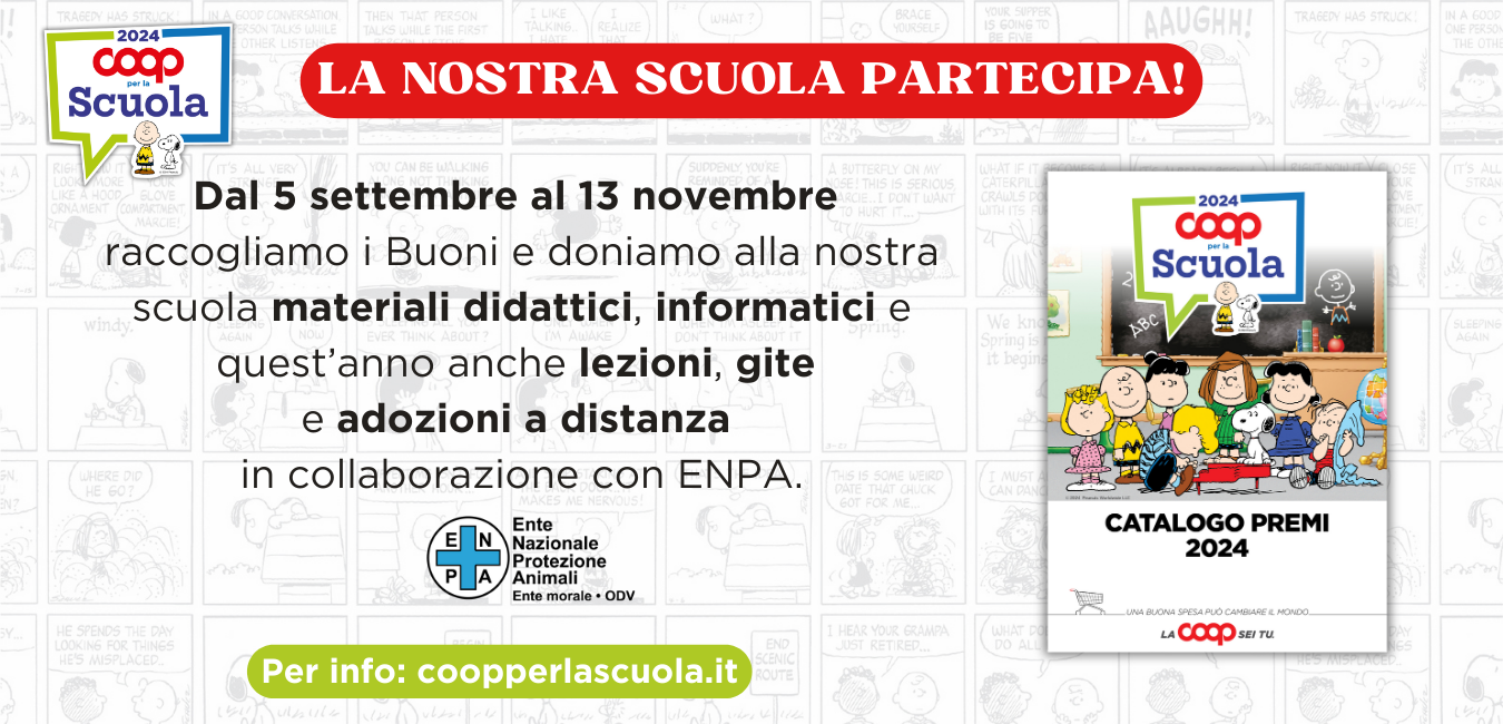 banner coop per la scuola